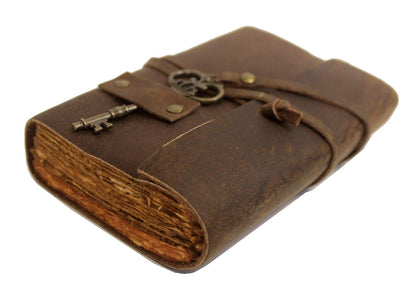 Vintage style leather diary